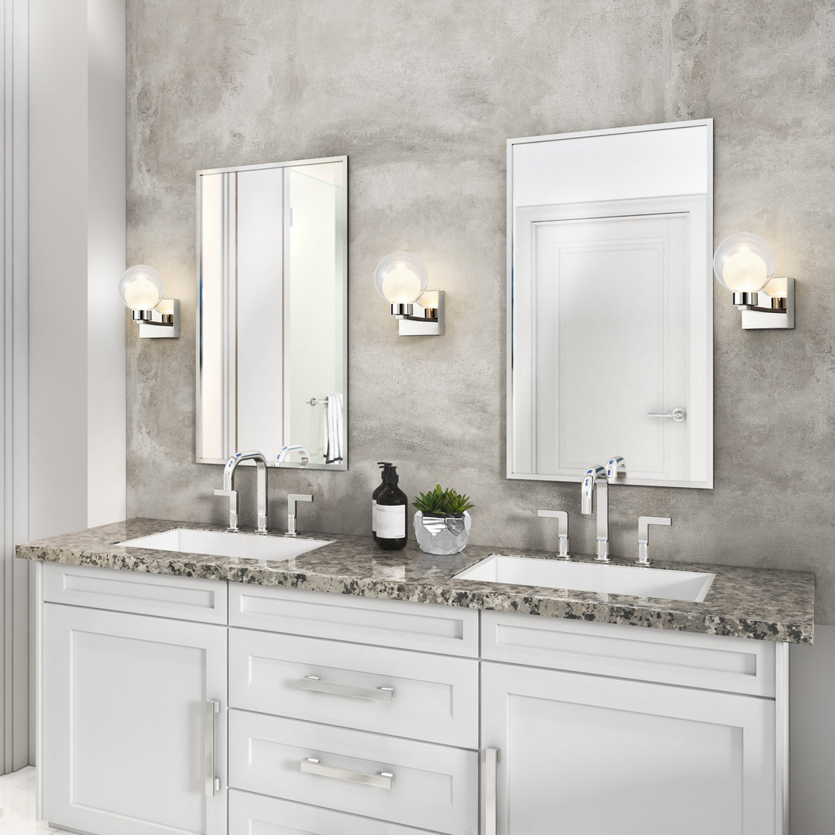 Artcraft - AC12191PN - LED Wall Sconce - Colton - Chrome
