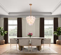 Artcraft - AC12212BR - 13 Light Chandelier - Lily - Brushed Brass