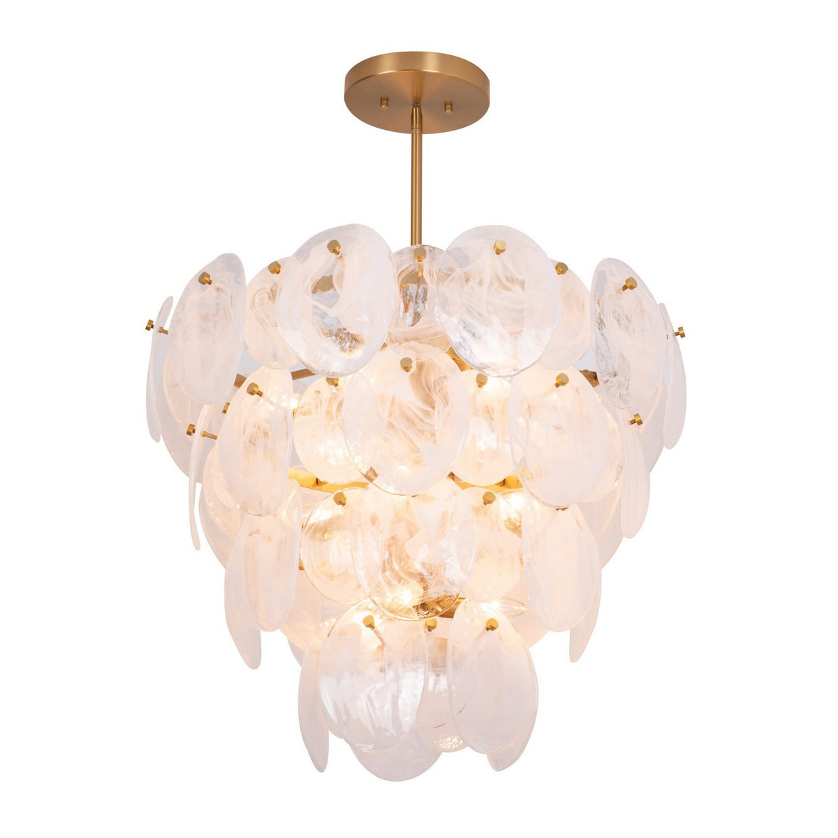 Artcraft - AC12212BR - 13 Light Chandelier - Lily - Brushed Brass