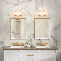 Artcraft - AC12213BR - Three Light Bathroom Vanity - Lily - Brushed Brass