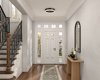Artcraft - AC6833BK - LED Flush Mount - Ari - Black