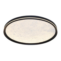 Artcraft - AC6872BK - LED Flush Mount - Luna - Black