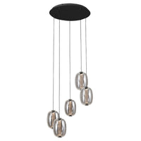 Artcraft - AC6955SM - LED Chandelier - Vega - Black