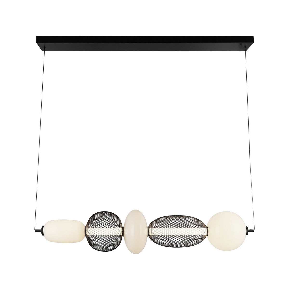 Artcraft - AC7462BK - LED Island Pendant - Ace - Black
