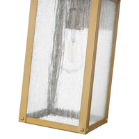 Artcraft - AC8180WB - One Light Outdoor Wall Sconce - Madrid - Weathered Brass