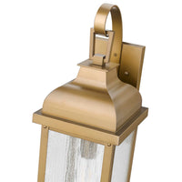 Artcraft - AC8180WB - One Light Outdoor Wall Sconce - Madrid - Weathered Brass