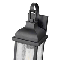 Artcraft - AC8181BK - One Light Outdoor Wall Sconce - Madrid - Black