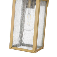 Artcraft - AC8181WB - One Light Outdoor Wall Sconce - Madrid - Weathered Brass