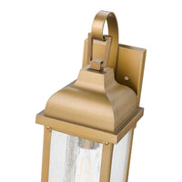 Artcraft - AC8181WB - One Light Outdoor Wall Sconce - Madrid - Weathered Brass