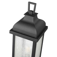 Artcraft - AC8183BK - One Light Outdoor Post Mount - Madrid - Black