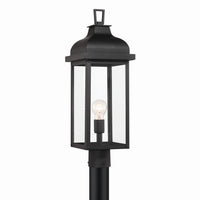 Artcraft - AC8183BK - One Light Outdoor Post Mount - Madrid - Black