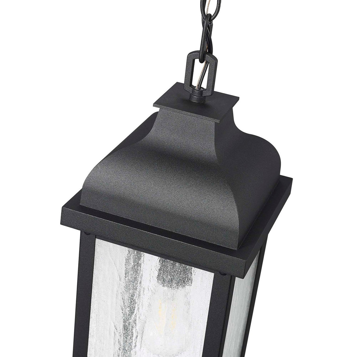 Artcraft - AC8185BK - One Light Outdoor Pendant - Madrid - Black