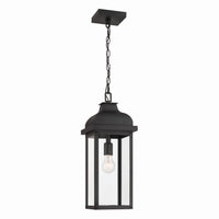 Artcraft - AC8185BK - One Light Outdoor Pendant - Madrid - Black