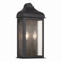 Artcraft - AC8186BK - Two Light Outdoor Wall Sconce - Madrid - Black