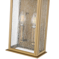 Artcraft - AC8186WB - Two Light Outdoor Wall Sconce - Madrid - Weathered Brass
