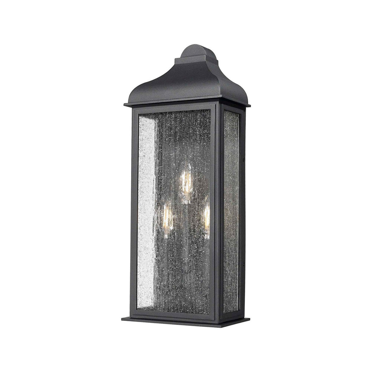 Artcraft - AC8187BK - Three Light Outdoor Wall Sconce - Madrid - Black