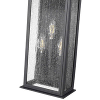 Artcraft - AC8187BK - Three Light Outdoor Wall Sconce - Madrid - Black