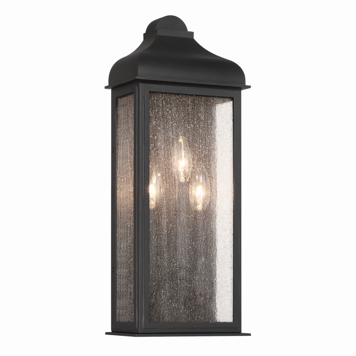 Artcraft - AC8187BK - Three Light Outdoor Wall Sconce - Madrid - Black