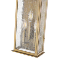 Artcraft - AC8187WB - Three Light Outdoor Wall Sconce - Madrid - Weathered Brass