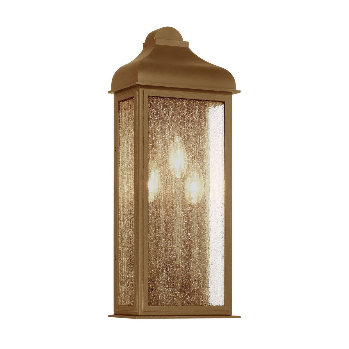 Artcraft - AC8187WB - Three Light Outdoor Wall Sconce - Madrid - Weathered Brass