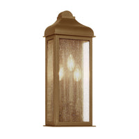 Artcraft - AC8187WB - Three Light Outdoor Wall Sconce - Madrid - Weathered Brass
