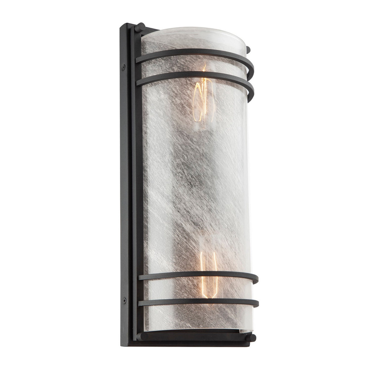 Artcraft - AC8730BK - Two Light Outdoor Wall Sconce - Keswick - Black