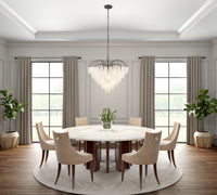 Artcraft - AC11783BK - 24 Light Chandelier - Alessia - Black