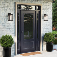 Artcraft - AC9270BK - One Light Outdoor Wall Sconce - Estate - Black, Brass
