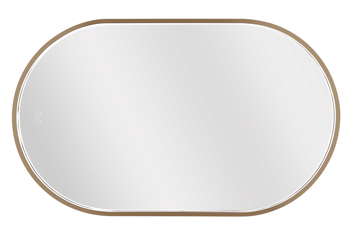 Craftmade - MIR2405OVL-SB3C - LED Mirror - Rachel - Satin Brass