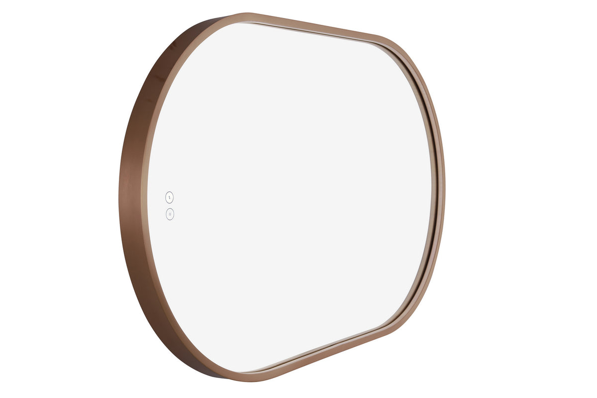 Craftmade - MIR2405OVL-SB3C - LED Mirror - Rachel - Satin Brass