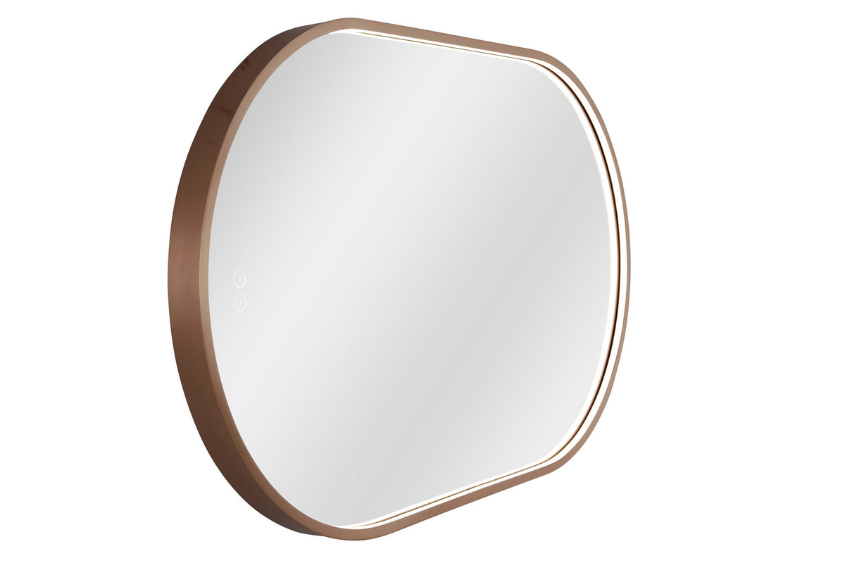 Craftmade - MIR2405OVL-SB3C - LED Mirror - Rachel - Satin Brass