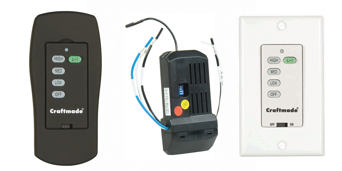 Craftmade - UCIPB-2000-2 - Receiver with Hand Set or Wall Control - Universal Intelligent Controls