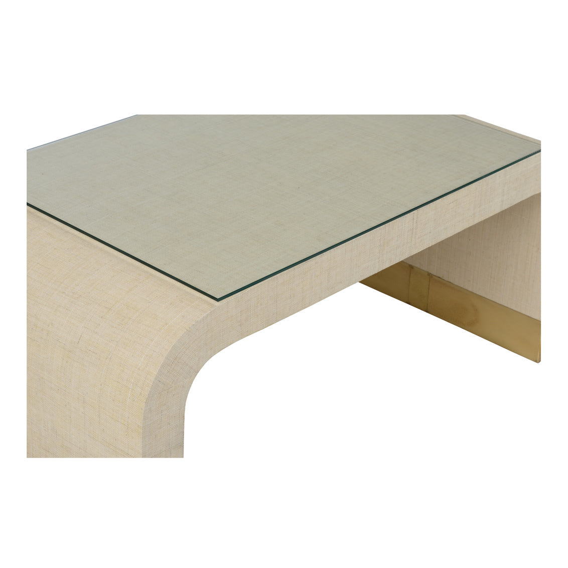 Chelsea House Waterfall Coffee Table - Cream