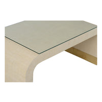 Chelsea House Waterfall Coffee Table - Cream