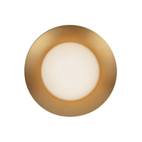 Kuzco Lighting - WS77909-BG/OP - LED Wall Sconce - Cleo - Brushed Gold/Opal Glass