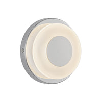 Kuzco Lighting - WS97204-CH/FR - LED Wall Sconce - Stephord - Chrome/Frosted Glass