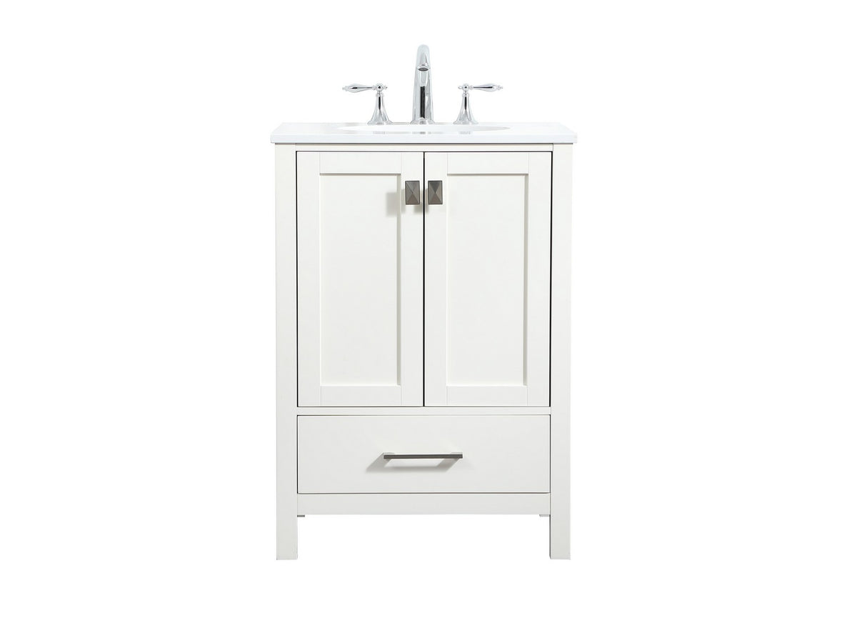 Elegant Lighting - VF18824WH - Vanity Sink Set - Irene - white
