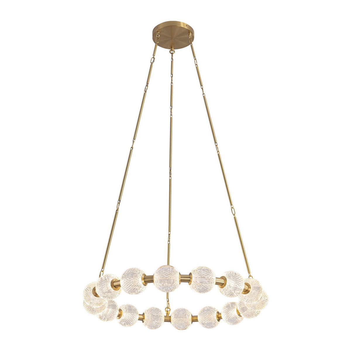 Alora - CH321032NB-UNV-010 - LED Chandelier - Marni - Natural Brass