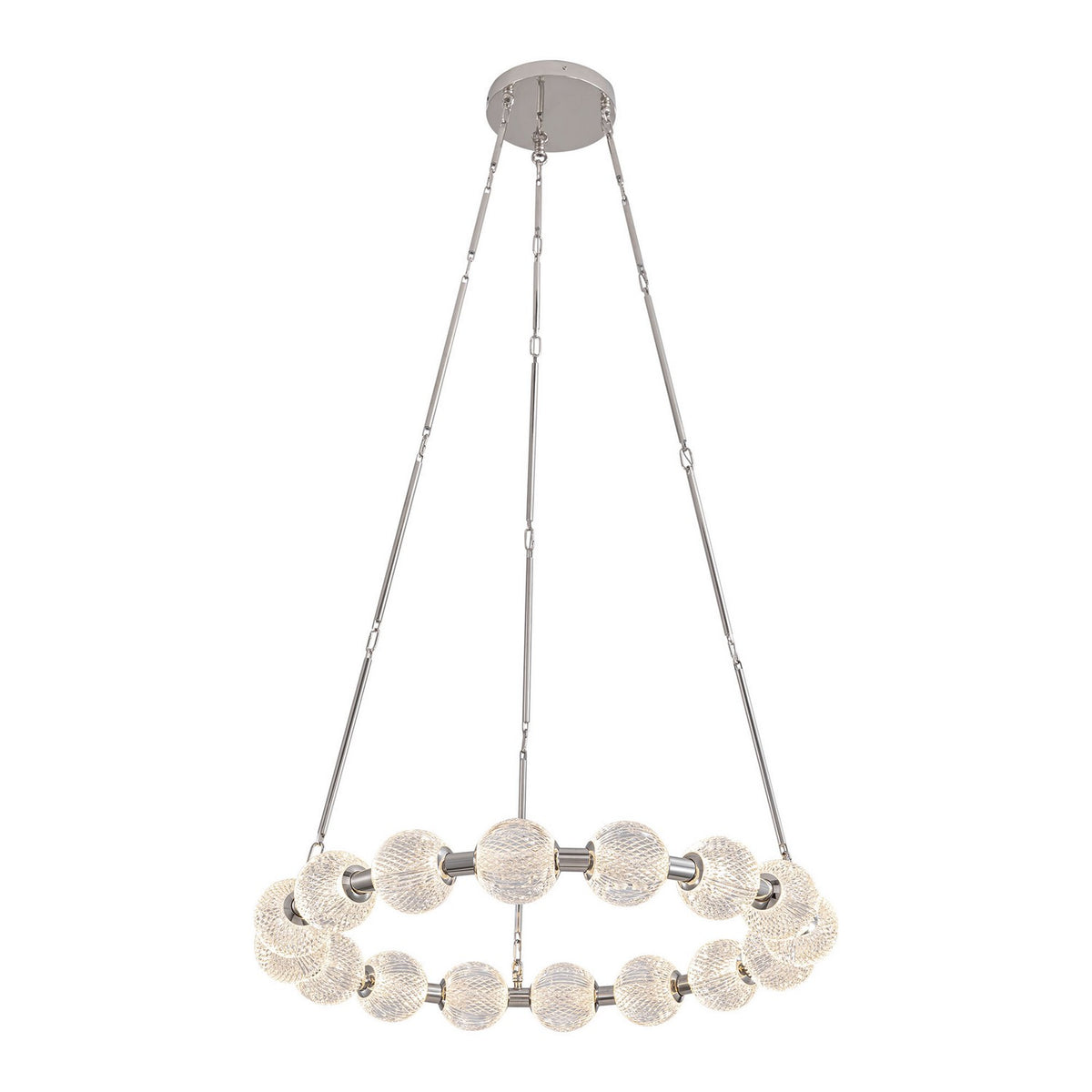 Alora - CH321032PN-UNV-010 - LED Chandelier - Marni - Polished Nickel