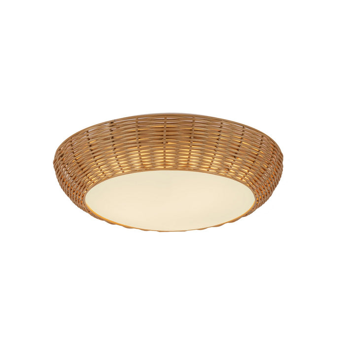 Alora - FM511014RA - Two Light Flush Mount - Merida - Rattan