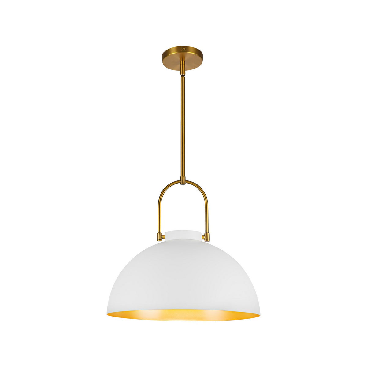 Alora - PD504016WH - One Light Pendant - Harper - White