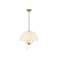 Alora - PD661418BG - Four Light Pendant - Crosby - Brushed Gold