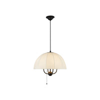 Alora - PD661418MB - Four Light Pendant - Crosby - Matte Black