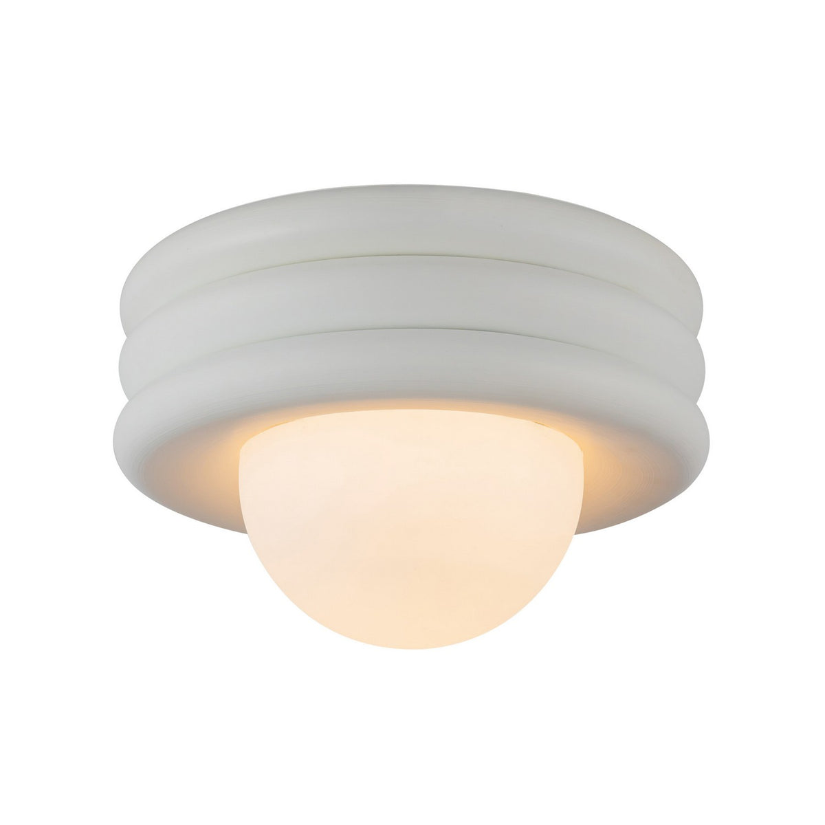 Alora - SF426012AW - One Light Semi-Flush Mount - Harvey - Antique White
