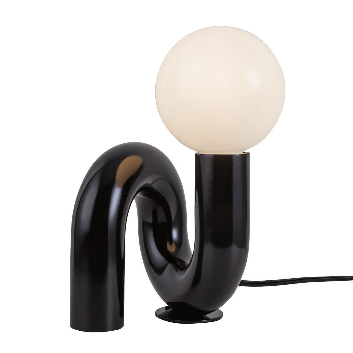 Alora - TL420107GBK - One Light Table Lamp - Sadie - Gloss Black