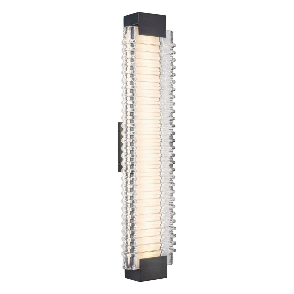Alora - WV374225UBCR - LED Wall Vanity - Alai - Urban Bronze/Ribbed Glass