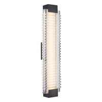 Alora - WV374225UBCR - LED Wall Vanity - Alai - Urban Bronze/Ribbed Glass