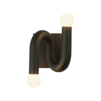 Alora - WV420206MB - Two Light Wall Vanity - Sadie - Matte Black