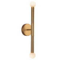 Alora - WV612223BGOP-UNV - LED Wall/Vanity - Arden - Brushed Gold/Opal Glass