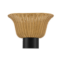 Alora - WV667014MB - One Light Vanity - Rancho - Matte Black
